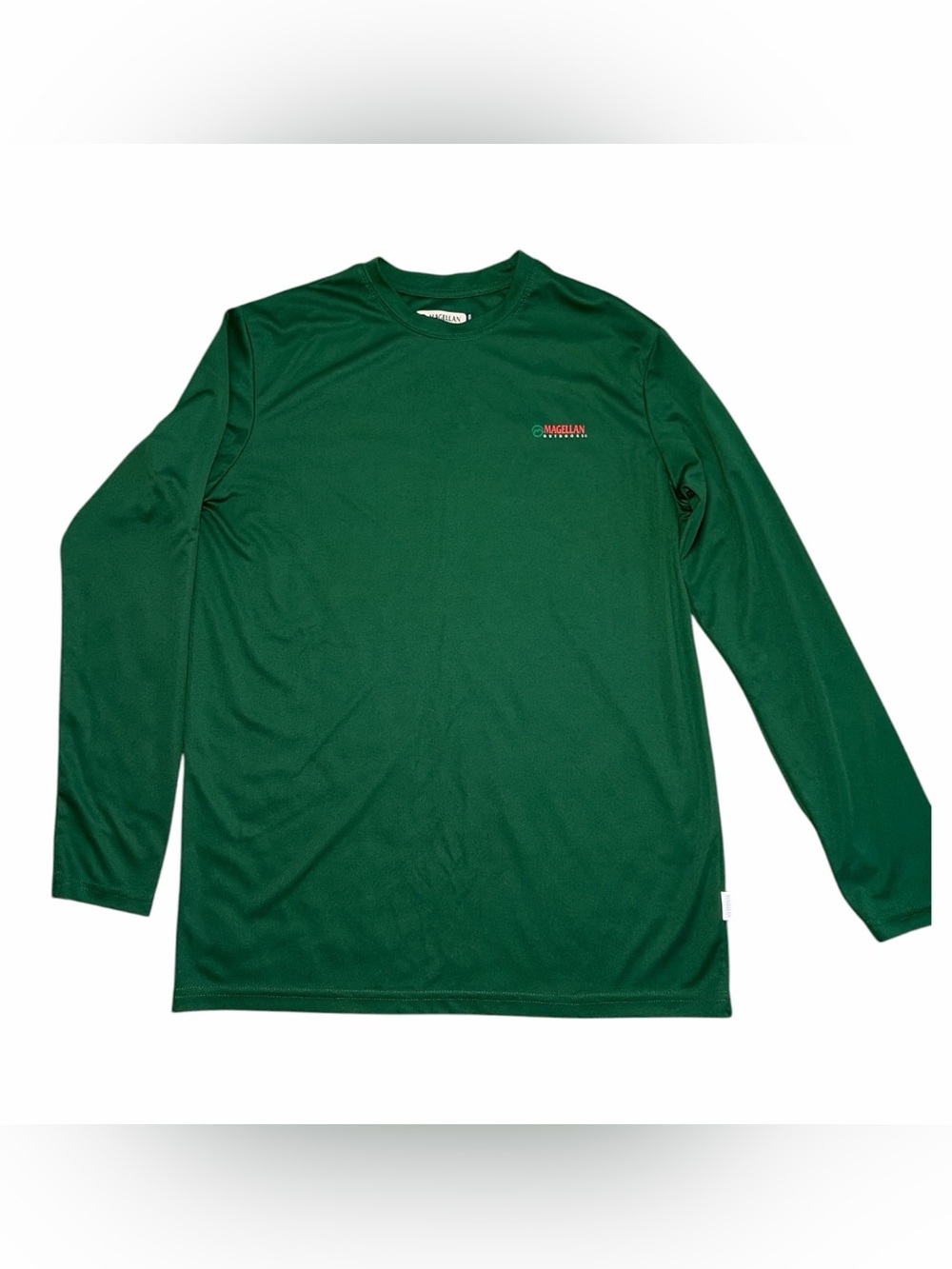 Magellan Outdoors Size Small Green Long-Sleeve Performance Tee